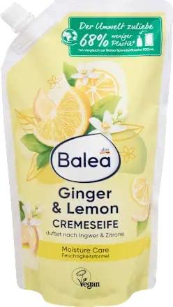 Balea Cream Soap Ginger & Lemon Refill Pack -500 ml